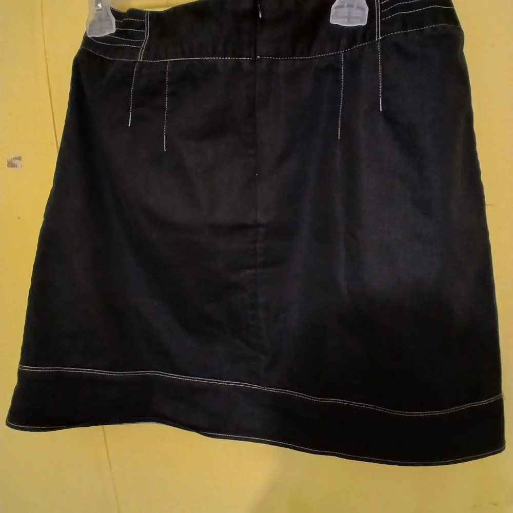 Carole Little Black Mini Skirt